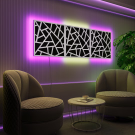Acoustic Panels "Skyross" with RGB Backlight Together version