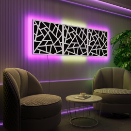Acoustic Panels "Skyross" with RGB Backlight Together version