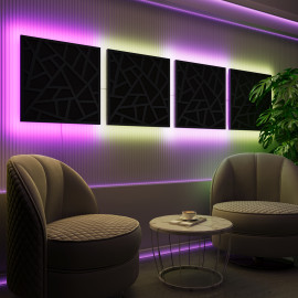 Acoustic Panels "Skyross" with RGB Backlight