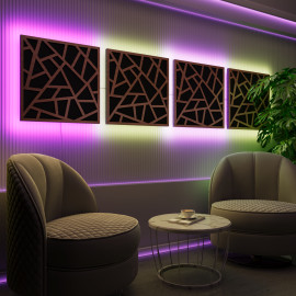 Acoustic Panels "Skyross" with RGB Backlight