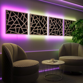 Acoustic Panels "Skyross" with RGB Backlight