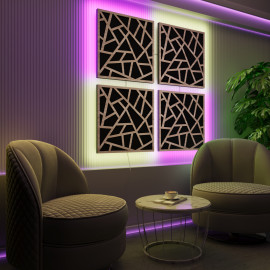 Acoustic Panels "Skyross" with RGB Backlight