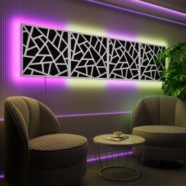 Acoustic Panels "Skyross" with RGB Backlight Together version
