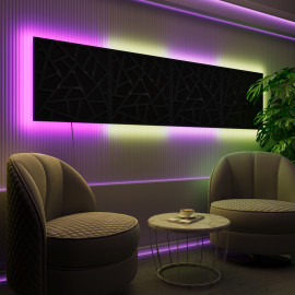 Acoustic Panels "Skyross" with RGB Backlight Together version