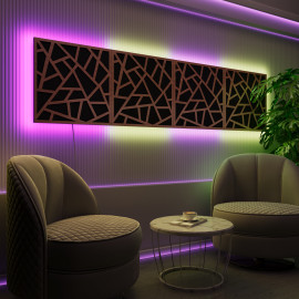 Acoustic Panels "Skyross" with RGB Backlight Together version