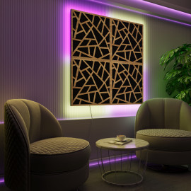 Acoustic Panels "Skyross" with RGB Backlight Together version