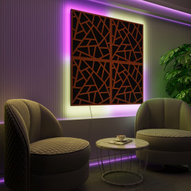 Acoustic Panels "Skyross" with RGB Backlight Together version