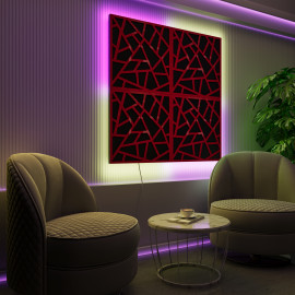 Acoustic Panels "Skyross" with RGB Backlight Together version