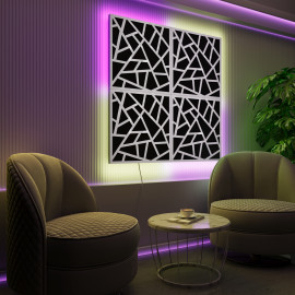 Acoustic Panels "Skyross" with RGB Backlight Together version