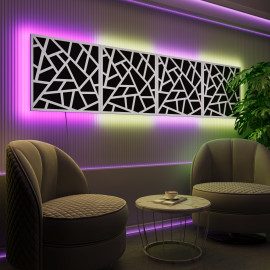 Acoustic Panels "Skyross" with RGB Backlight Together version