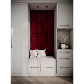 Decorative fabric velvet panels «Soft Long»