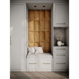 Decorative fabric velvet panels «Soft Long»