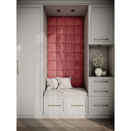 Decorative fabric velvet panels «Soft»