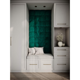 Decorative fabric velvet panels «Soft»