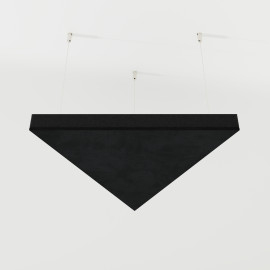 Acoustic Ceiling Panels Velvet Fabric «TRIADA-Cinematic» with mounting kit