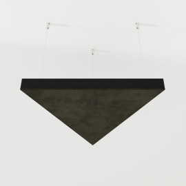 Acoustic Ceiling Panels Velvet Fabric «TRIADA-Cinematic» with mounting kit