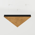 Acoustic Ceiling Panels Velvet Fabric «TRIADA-Cinematic» with mounting kit