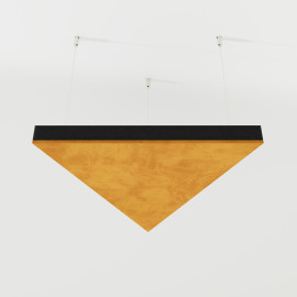 Acoustic Ceiling Panels Velvet Fabric «TRIADA-Cinematic» with mounting kit