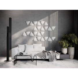 Decorative fabric velvet panels «Triangle Velvex»