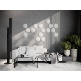 Decorative fabric velvet panels «Hexagon Velvex»