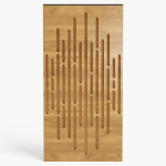 Narrow Acoustic Panel "Wave-F Fabric" Oak