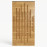 Narrow Acoustic Panel "Wave-F Fabric" Oak