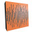 Sound Absorbing Acoustic Panel «Wave Fabric» Cherry