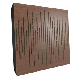 Sound Absorbing Acoustic Panel «Wave Fabric» Nut
