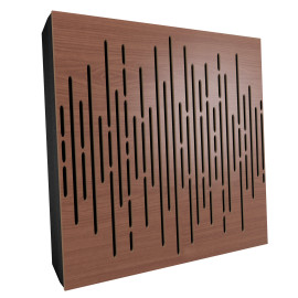 Sound Absorbing Acoustic Panel «Wave Fabric» Nut