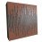 Sound Absorbing Acoustic Panel «Wave Fabric» Nut
