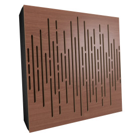 Sound Absorbing Acoustic Panel «Wave Fabric» Nut
