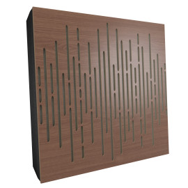 Sound Absorbing Acoustic Panel «Wave Fabric» Nut