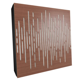 Sound Absorbing Acoustic Panel «Wave Fabric» Nut