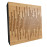 Sound Absorbing Acoustic Panel «Wave Fabric» Oak
