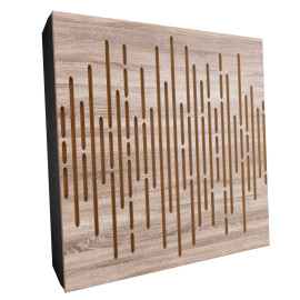 Sound Absorbing Acoustic Panel «Wave Fabric» Sonoma