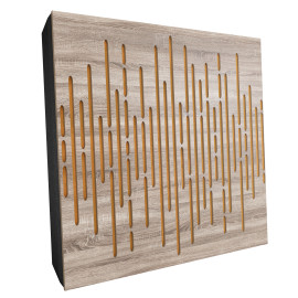 Sound Absorbing Acoustic Panel «Wave Fabric» Sonoma