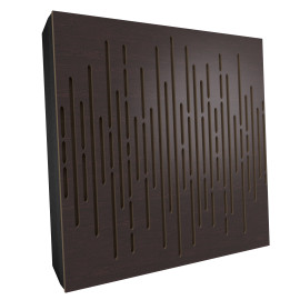 Sound Absorbing Acoustic Panel «Wave Fabric» Wenge