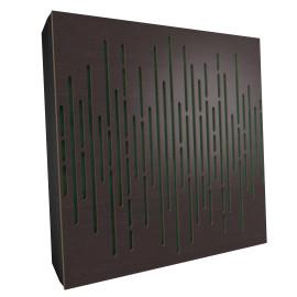 Sound Absorbing Acoustic Panel «Wave Fabric» Wenge
