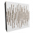 Sound Absorbing Acoustic Panel «Wave Fabric» White