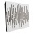Sound Absorbing Acoustic Panel «Wave Fabric» White