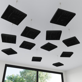 Decorative Acoustic Ceiling Panel “Wave-mini”