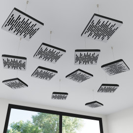 Decorative Acoustic Ceiling Panel “Wave-mini”