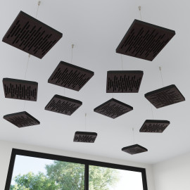 Decorative Acoustic Ceiling Panel “Wave-mini”