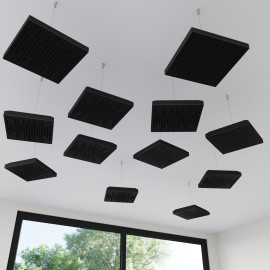 Decorative Acoustic Ceiling Panel “Wave-mini”