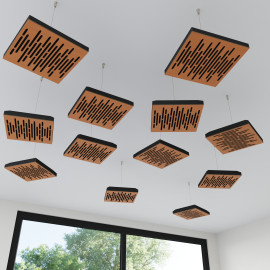 Decorative Acoustic Ceiling Panel “Wave-mini”