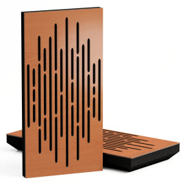 Narrow Sound Absorption-Diffuse Acoustic Panel «Wave»
