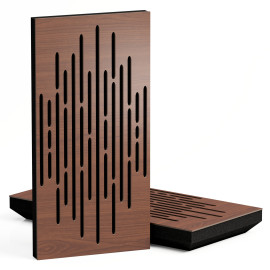 Narrow Sound Absorption-Diffuse Acoustic Panel «Wave»
