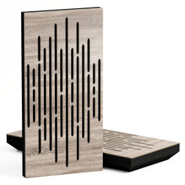 Narrow Sound Absorption-Diffuse Acoustic Panel «Wave»