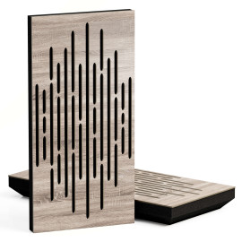 Narrow Sound Absorption-Diffuse Acoustic Panel «Wave»