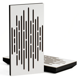 Narrow Sound Absorption-Diffuse Acoustic Panel «Wave»